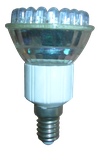 купить Распродажа Лампы Светодиодные JCD E14 LED, Лампа светодиодная R50 48 LED, 115 Лм, 100°, Pilot, RGB свет