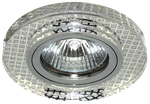 купить Распродажа светильники Светодиодные FT 894, Светильник " De Fran " под светодиодную лампу и с торцевой светодиодной подсветкой, хром + узор