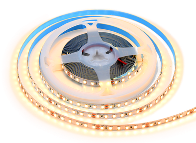 купить Светодиодная лента LS-017, Светодиодная лента 120smd/м, 1000Лм, 24В, 5м*8мм, ЦЕНА за 1 метр !, теплый белый свет 3000К